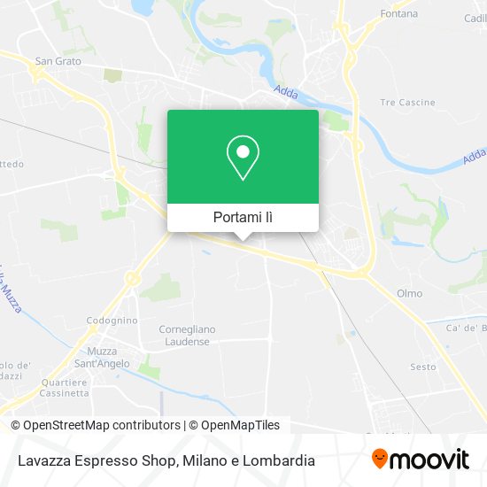 Mappa Lavazza Espresso Shop