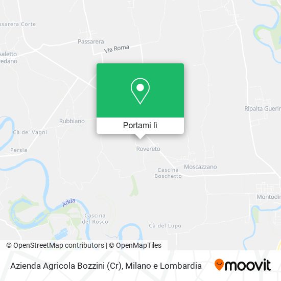 Mappa Azienda Agricola Bozzini (Cr)