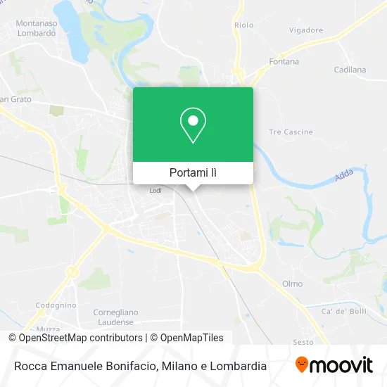 Mappa Rocca Emanuele Bonifacio