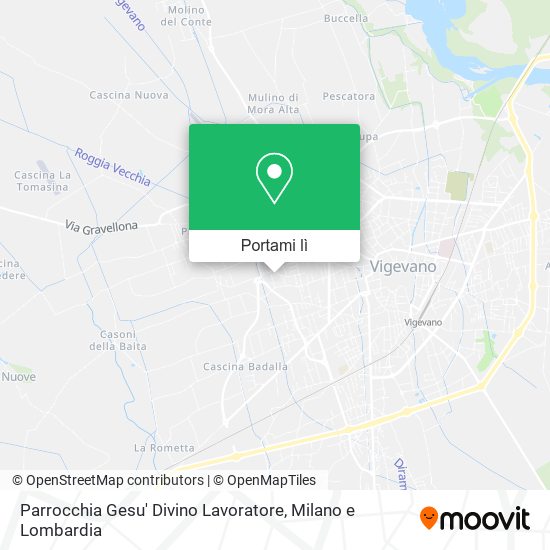 Mappa Parrocchia Gesu' Divino Lavoratore