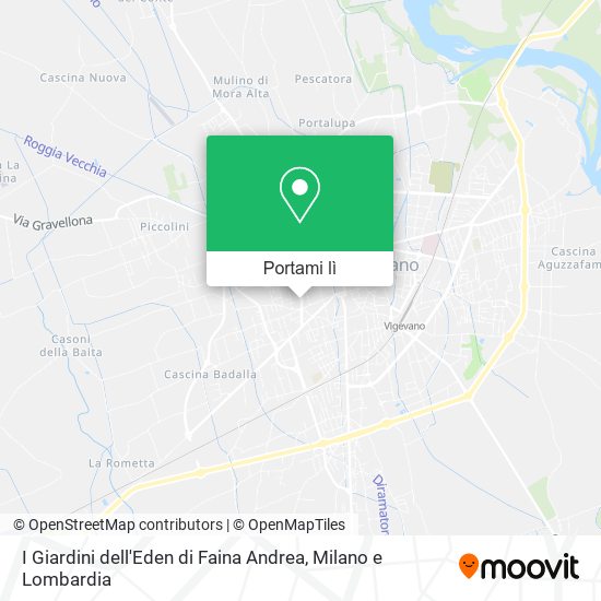 Mappa I Giardini dell'Eden di Faina Andrea