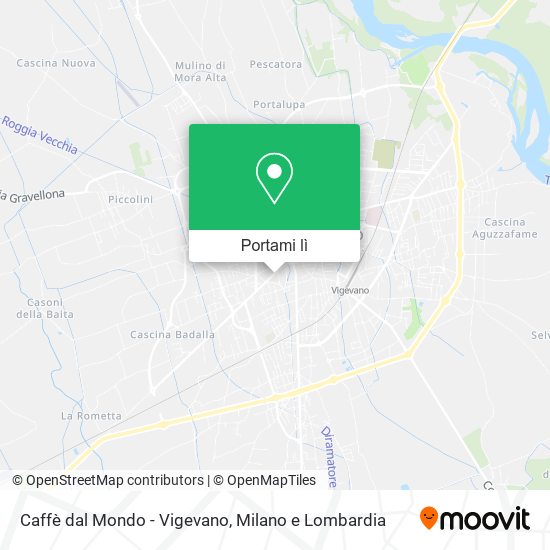 Mappa Caffè dal Mondo - Vigevano