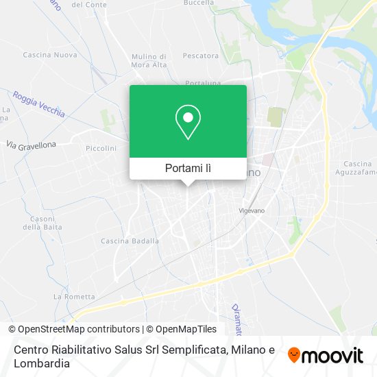 Mappa Centro Riabilitativo Salus Srl Semplificata