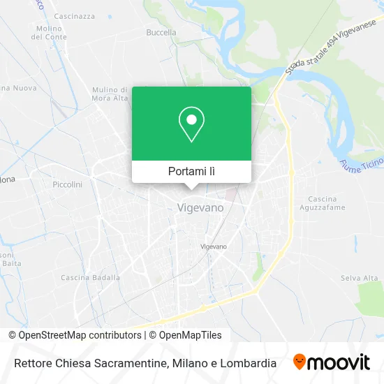 Mappa Rettore Chiesa Sacramentine