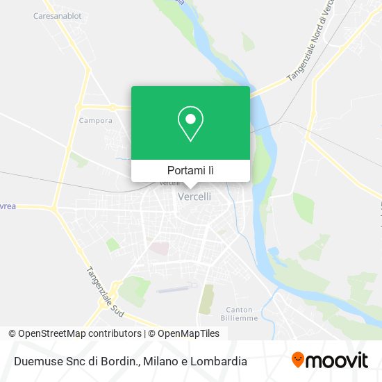 Mappa Duemuse Snc di Bordin.