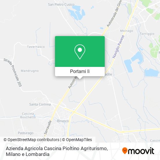 Mappa Azienda Agricola Cascina Pioltino Agriturismo