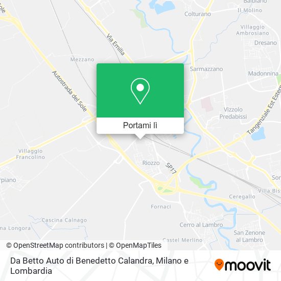Mappa Da Betto Auto di Benedetto Calandra