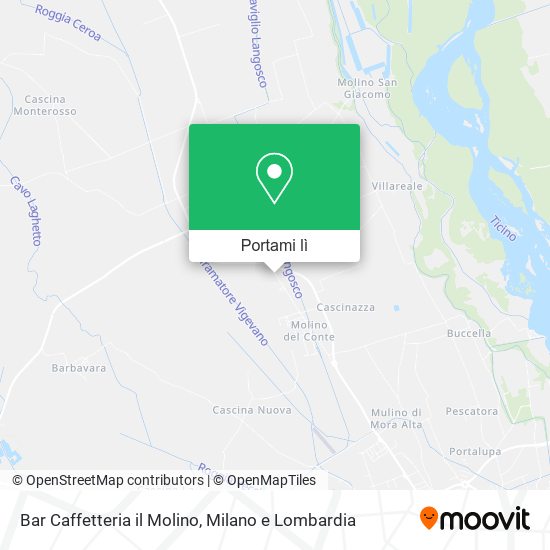 Mappa Bar Caffetteria il Molino