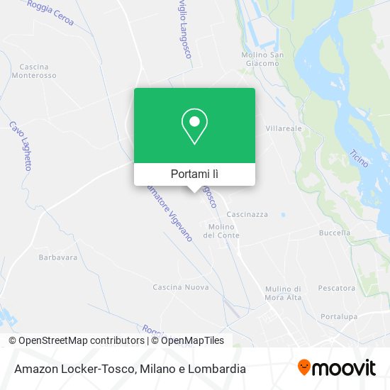 Mappa Amazon Locker-Tosco