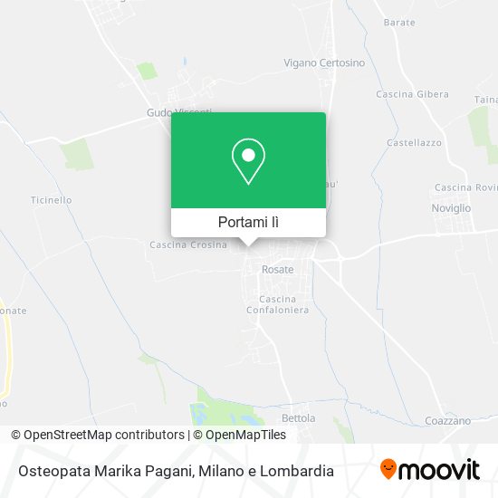 Mappa Osteopata Marika Pagani