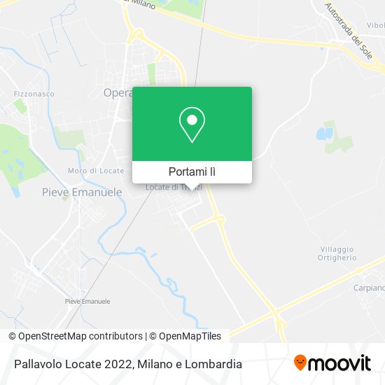 Mappa Pallavolo Locate 2022