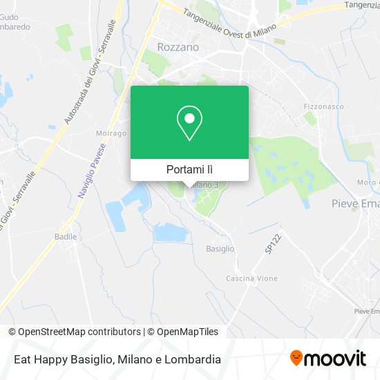 Mappa Eat Happy Basiglio