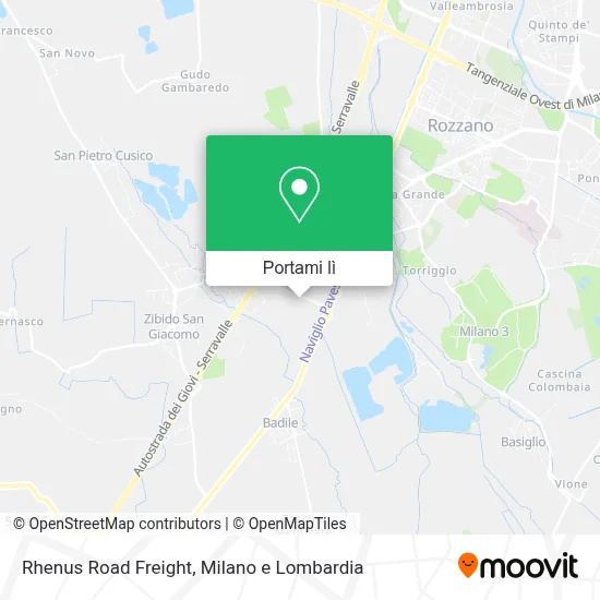 Mappa Rhenus Road Freight