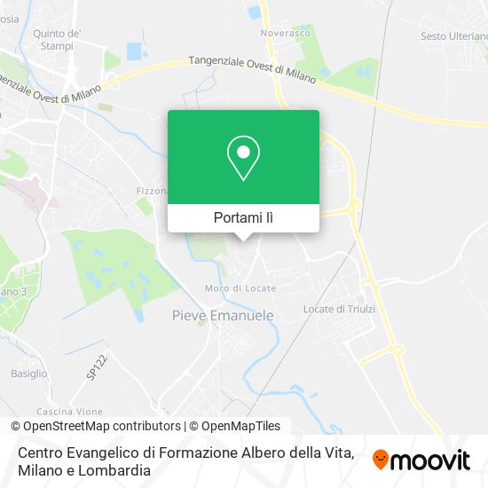 Mappa Centro Evangelico di Formazione Albero della Vita