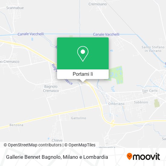 Mappa Gallerie Bennet Bagnolo