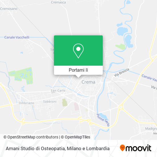 Mappa Amani Studio di Osteopatia