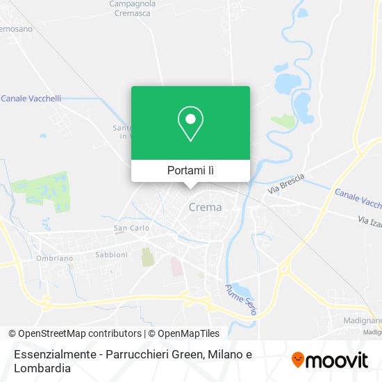 Mappa Essenzialmente - Parrucchieri Green