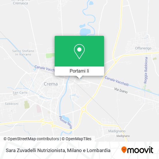 Mappa Sara Zuvadelli Nutrizionista
