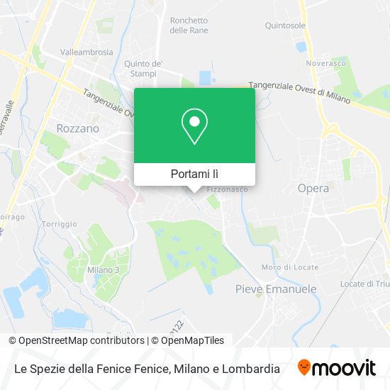 Mappa Le Spezie della Fenice Fenice