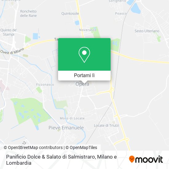 Mappa Panificio Dolce & Salato di Salmistraro