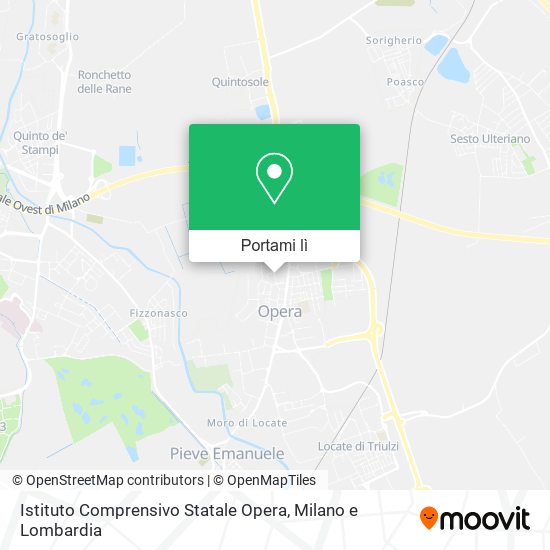 Mappa Istituto Comprensivo Statale Opera