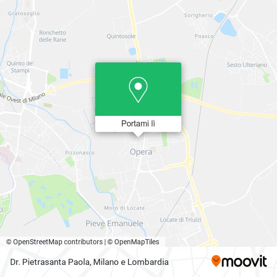 Mappa Dr. Pietrasanta Paola