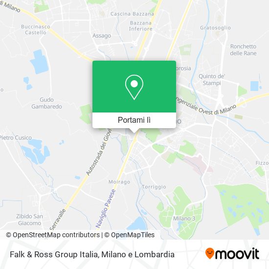 Mappa Falk & Ross Group Italia
