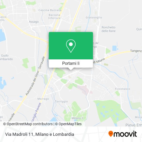Mappa Via Madroli 11