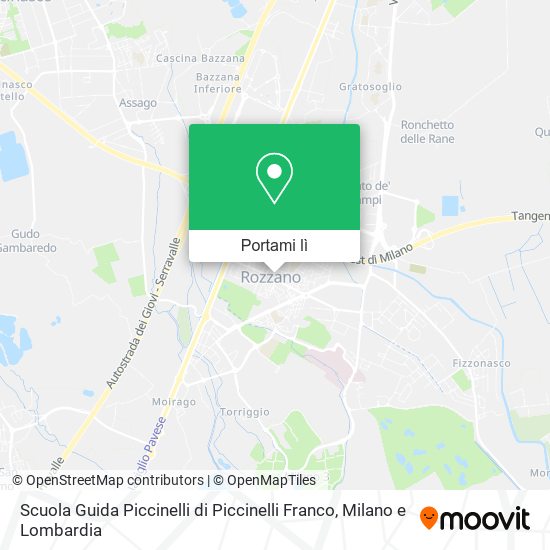 Mappa Scuola Guida Piccinelli di Piccinelli Franco