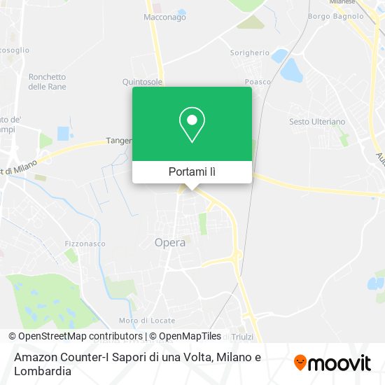 Mappa Amazon Counter-I Sapori di una Volta