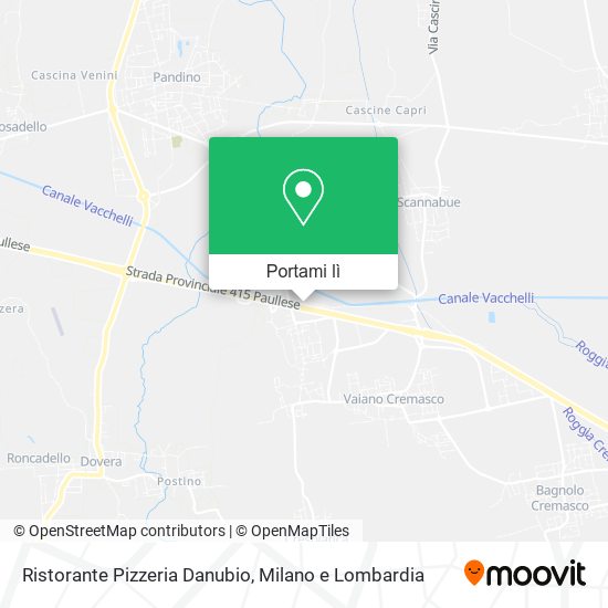 Mappa Ristorante Pizzeria Danubio
