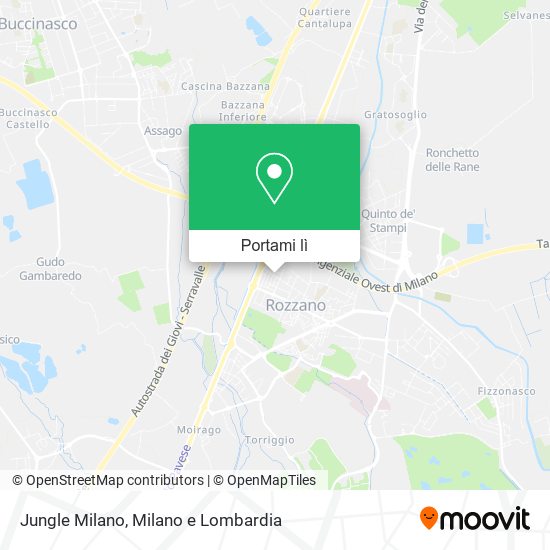 Mappa Jungle Milano