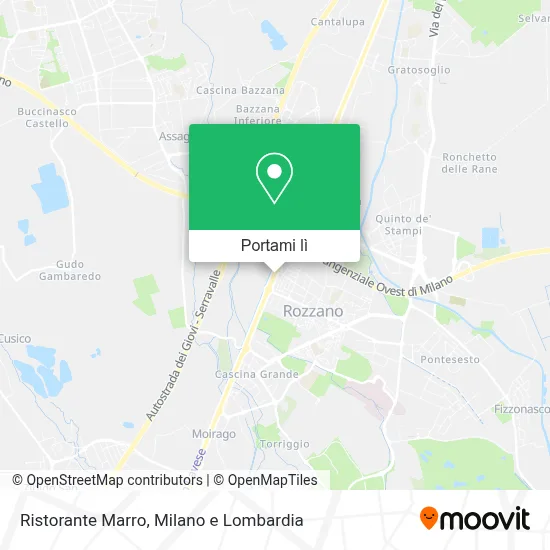 Mappa Ristorante Marro