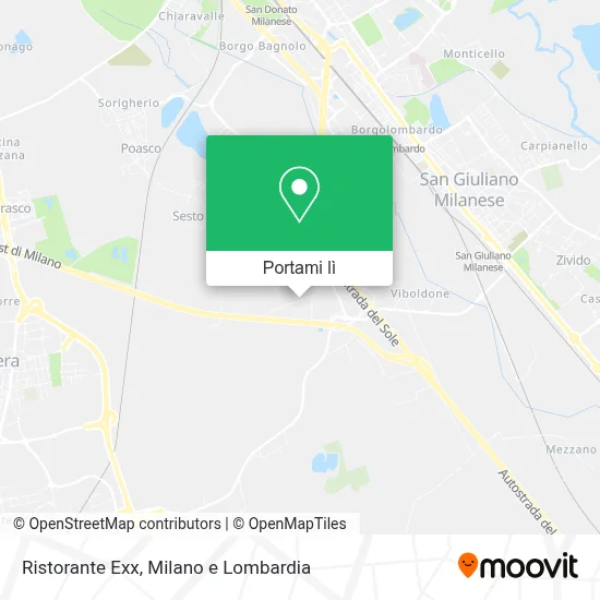 Mappa Ristorante Exx