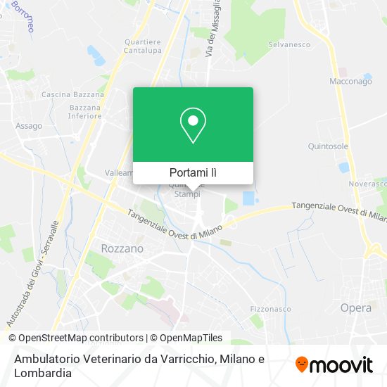 Mappa Ambulatorio Veterinario da Varricchio