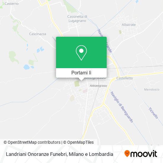 Mappa Landriani Onoranze Funebri
