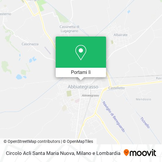 Mappa Circolo Acli Santa Maria Nuova