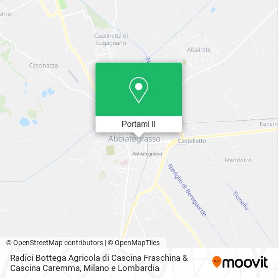 Mappa Radici Bottega Agricola di Cascina Fraschina & Cascina Caremma