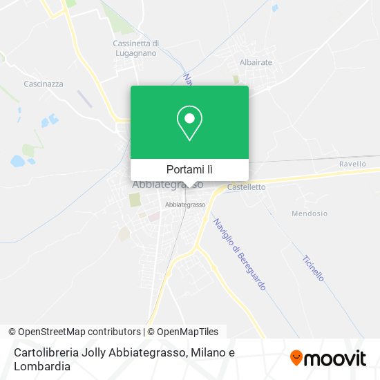 Mappa Cartolibreria Jolly Abbiategrasso
