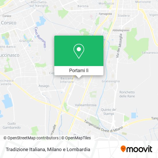 Mappa Tradizione Italiana