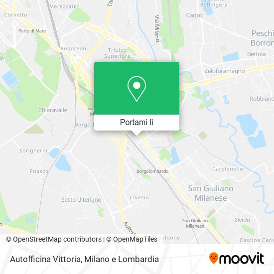 Mappa Autofficina Vittoria