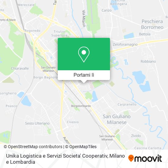 Mappa Unika Logistica e Servizi Societa' Cooperativ
