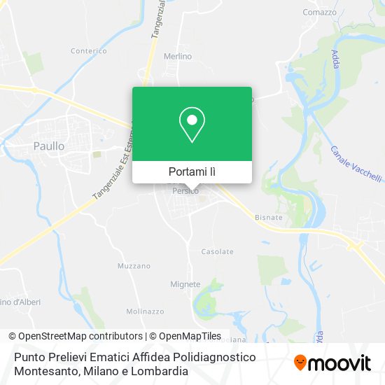 Mappa Punto Prelievi Ematici Affidea Polidiagnostico Montesanto