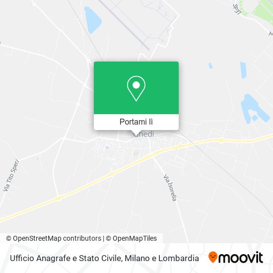 Mappa Ufficio Anagrafe e Stato Civile