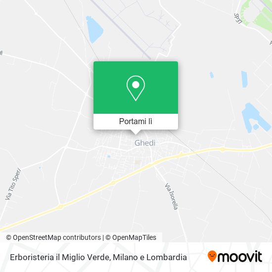 Mappa Erboristeria il Miglio Verde