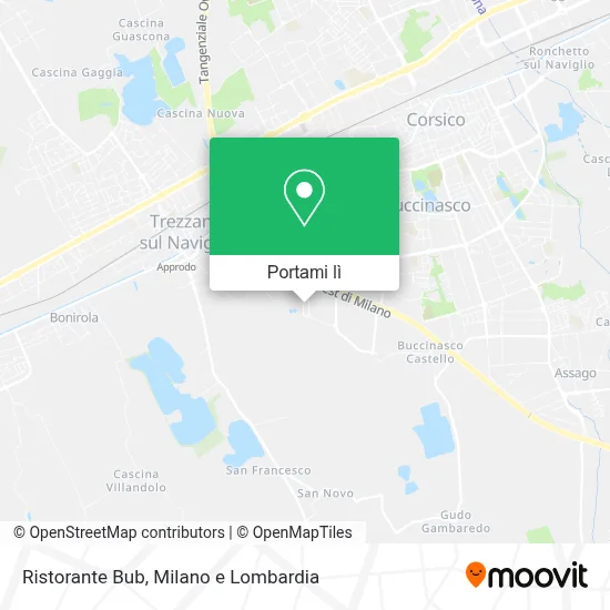 Mappa Ristorante Bub