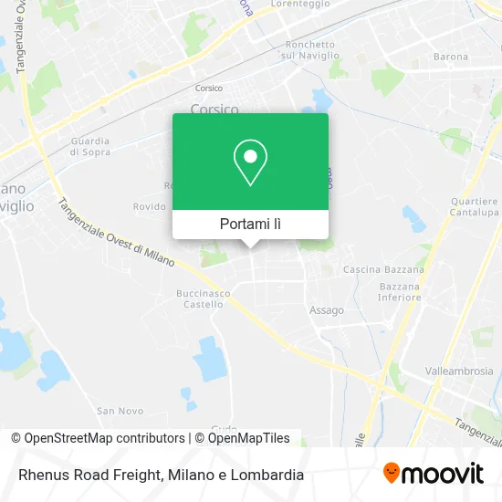 Mappa Rhenus Road Freight