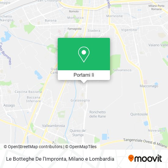 Mappa Le Botteghe De l'Impronta