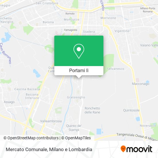 Mappa Mercato Comunale
