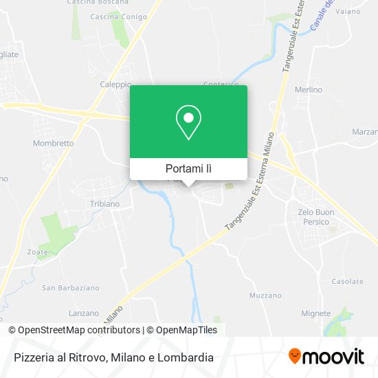 Mappa Pizzeria al Ritrovo